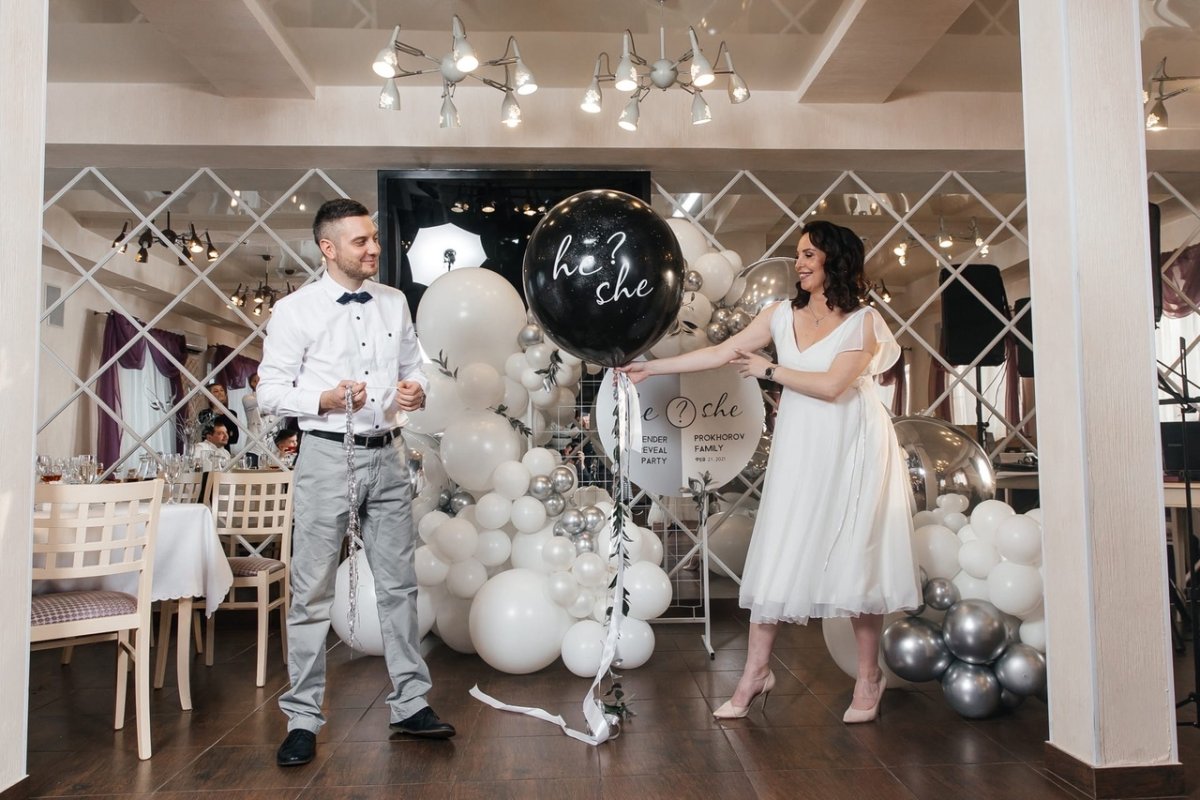 Фотозона на гендер пати