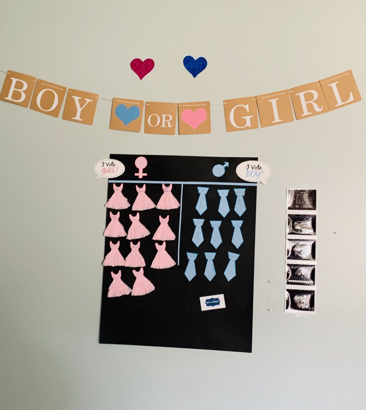 Гендер пати украшения