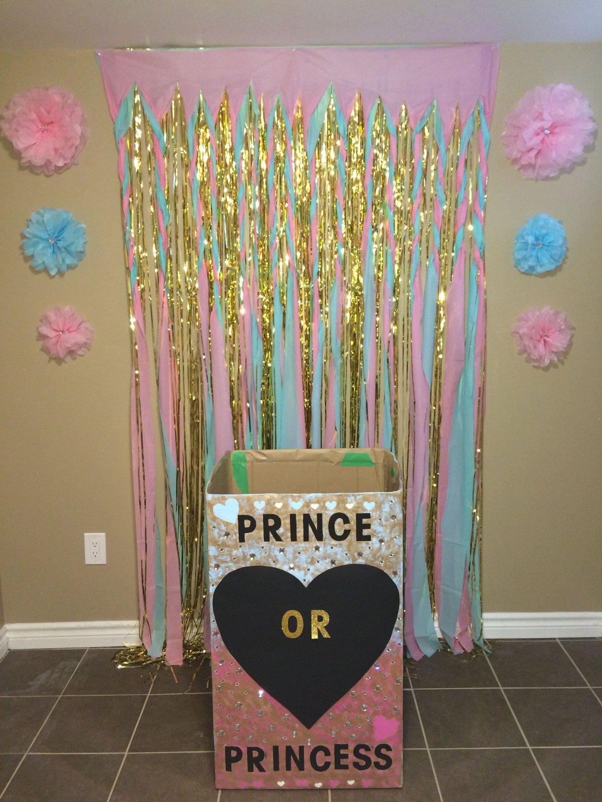 Фотозоны на гендер пати