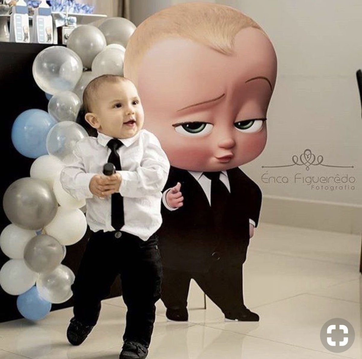 Фотозона босс молокосос на годик