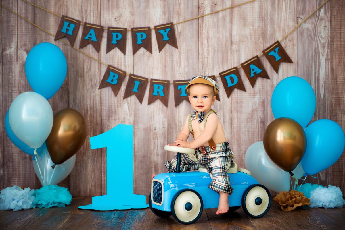 Фотозона на годик мальчику