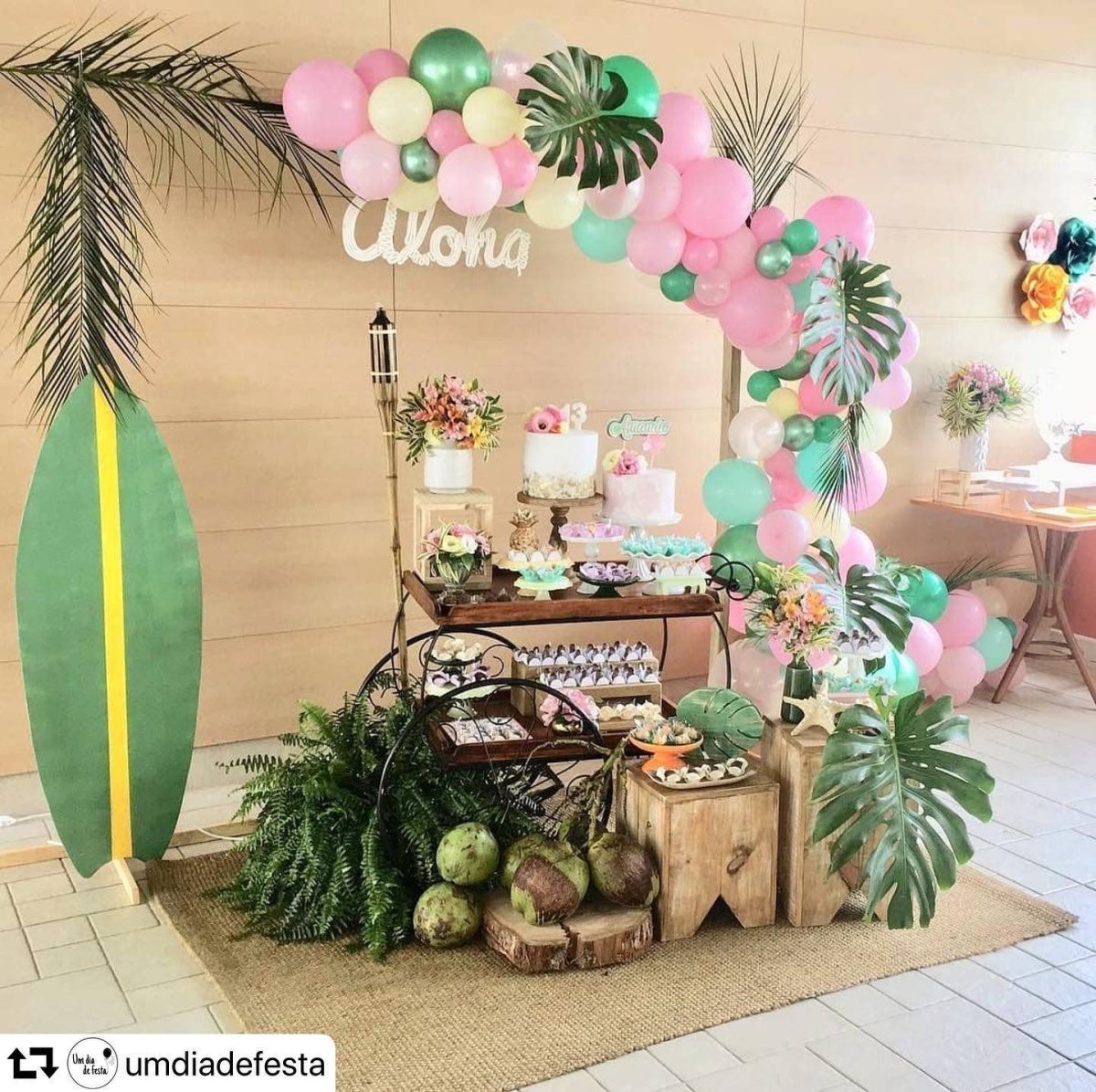 Декорации Гавайи Luau Party