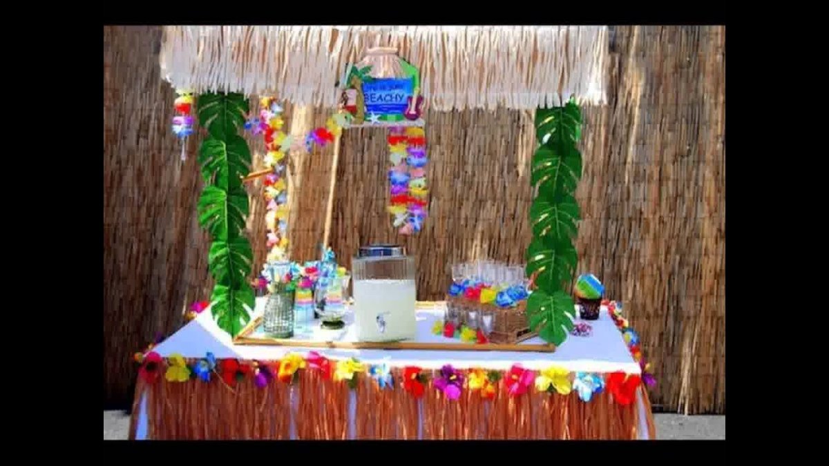 День рождения в пляжном стиле