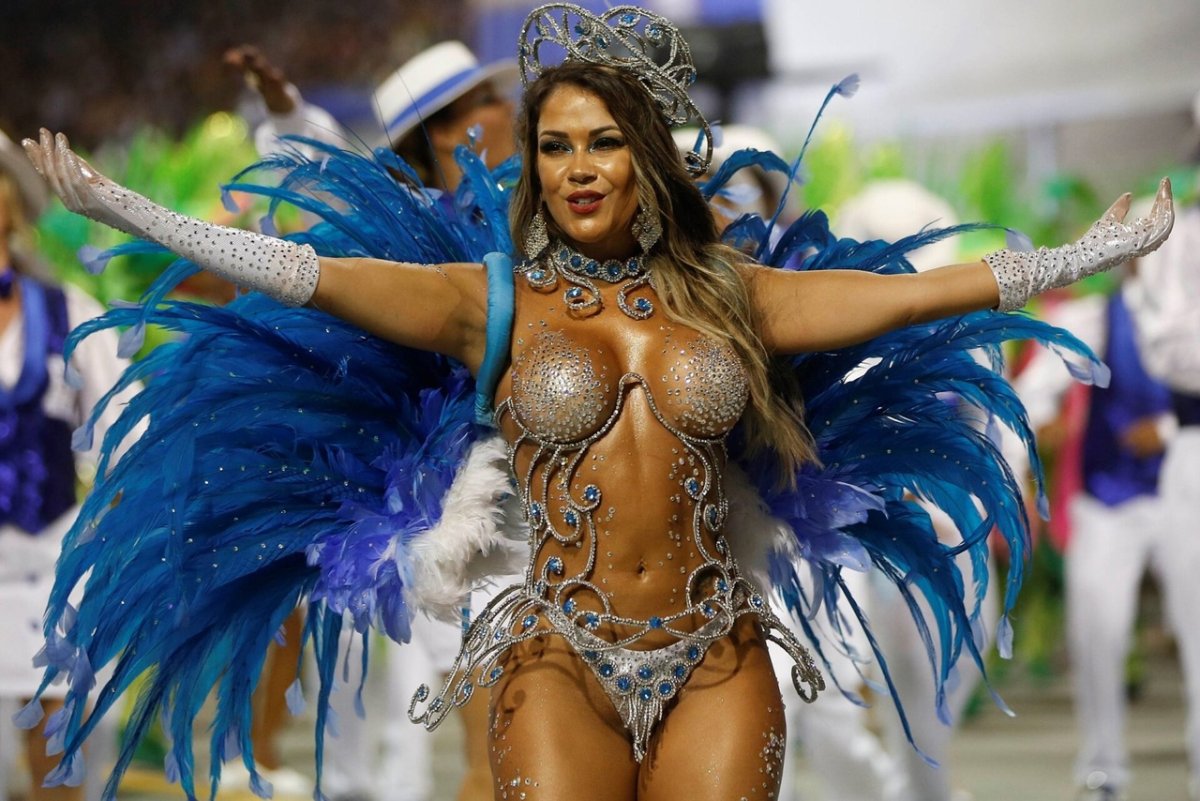 Самба танец Бразилия карнавал