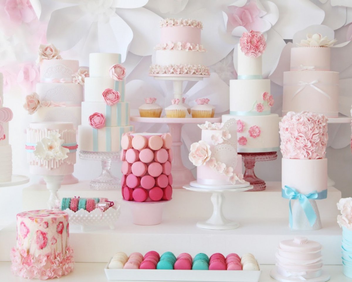 Подставка для торта из спила дерева