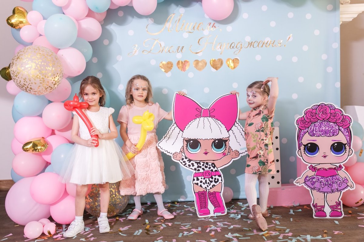 Фотозона на день рождения девочки