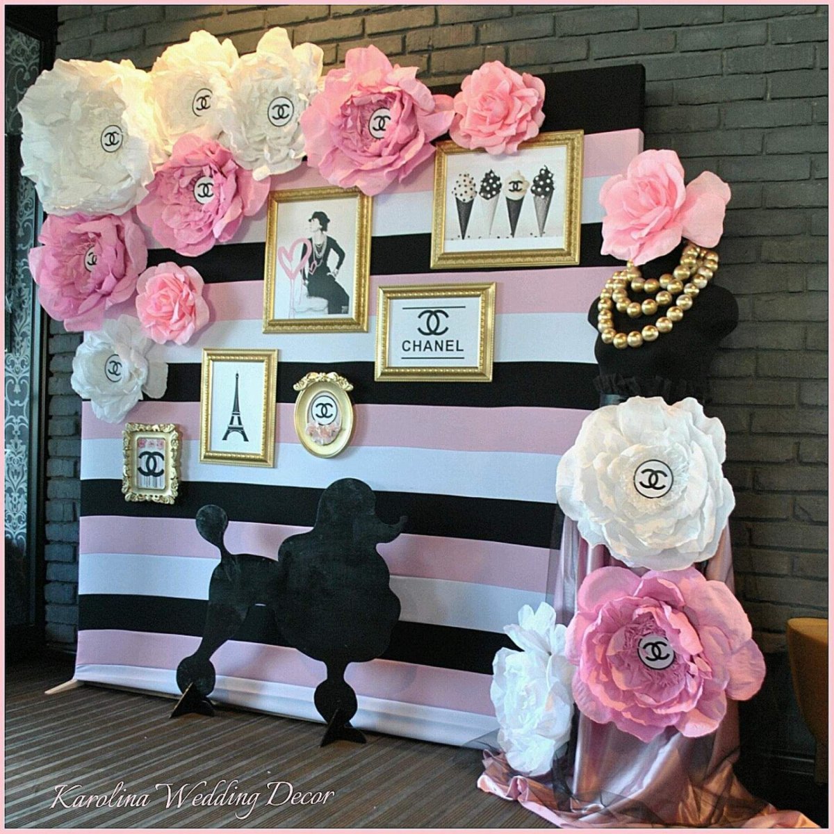 Фотозоны в стиле Шанель