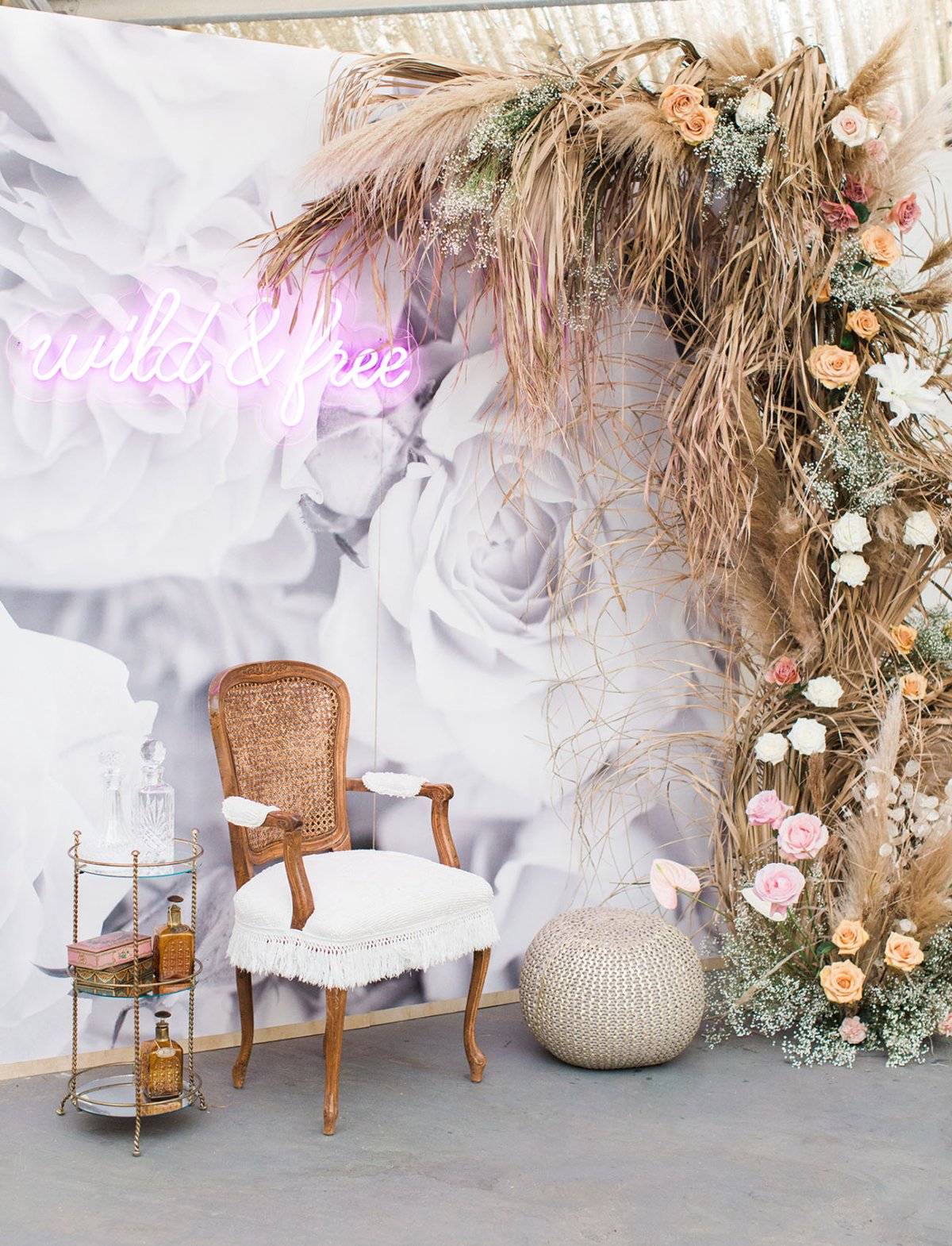 Фотозоны в разных стилях