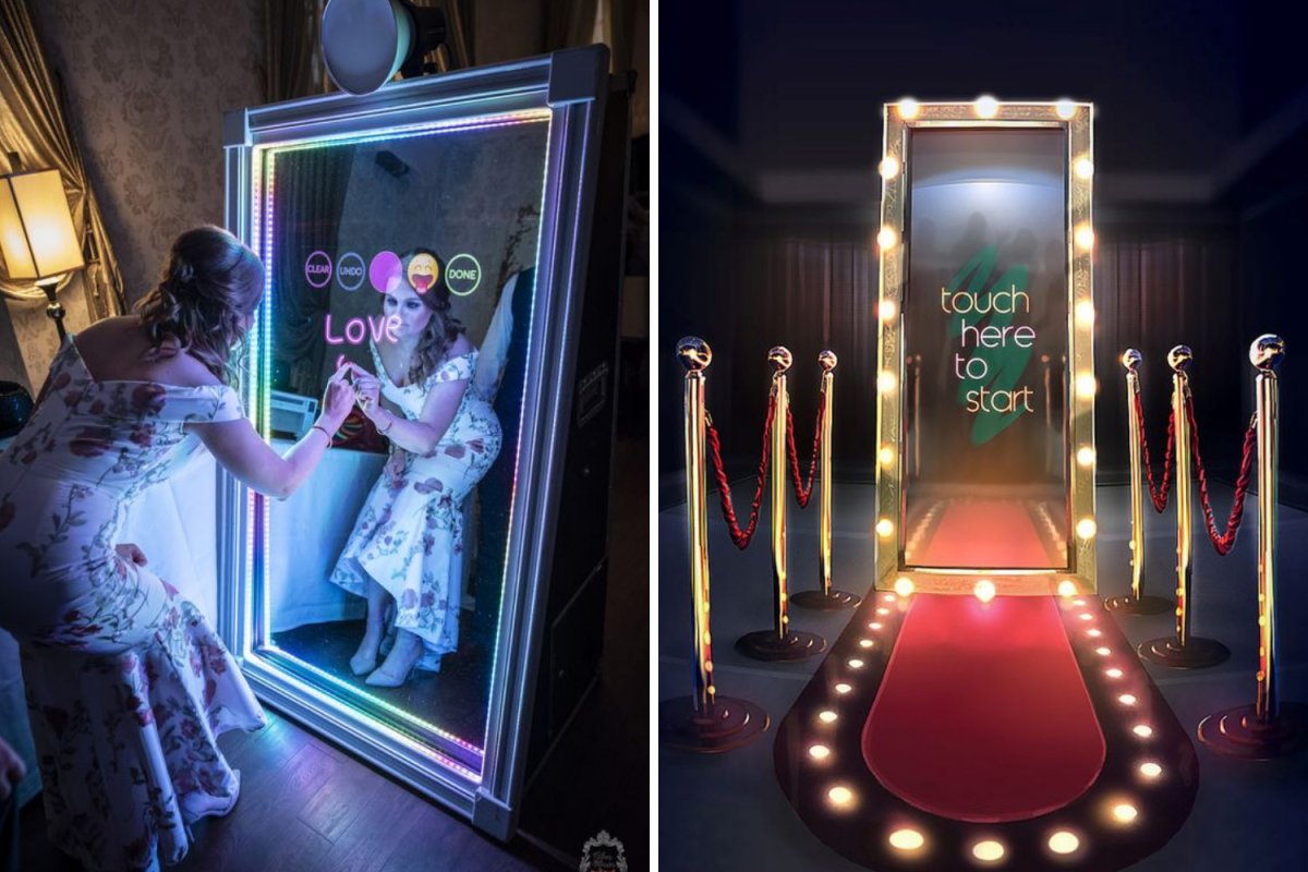 Гирлянда на стене