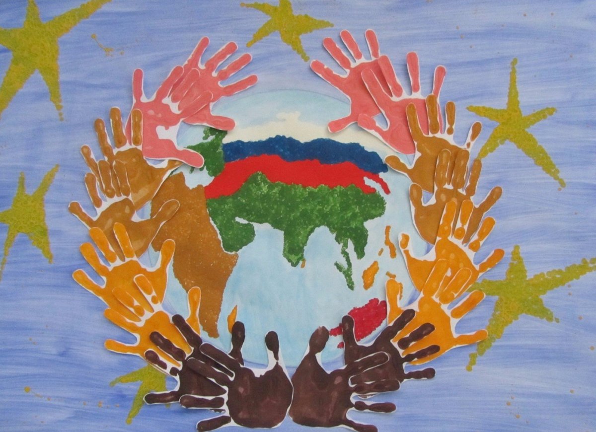 Рисунок на день единства народов