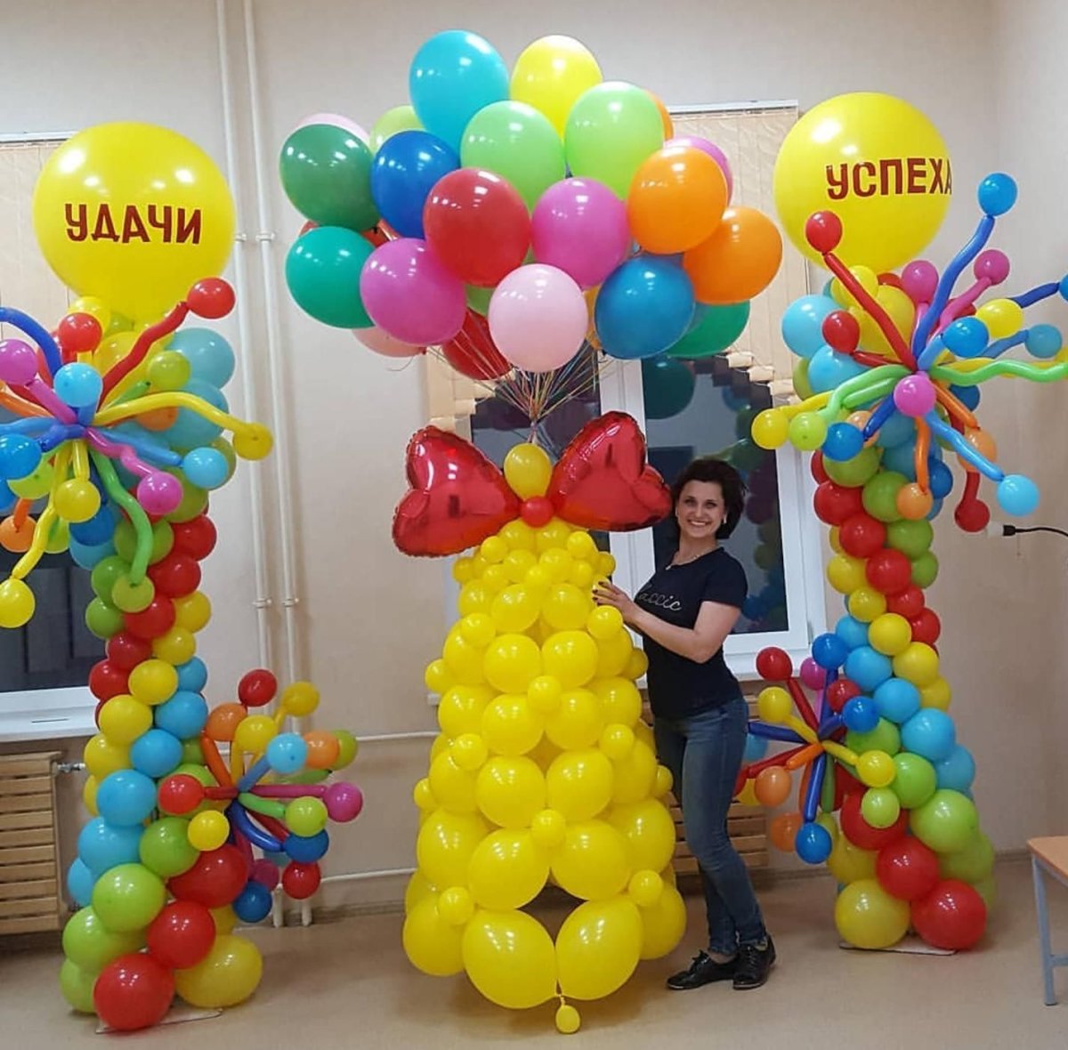 Украшение воздушными шарами детских праздников