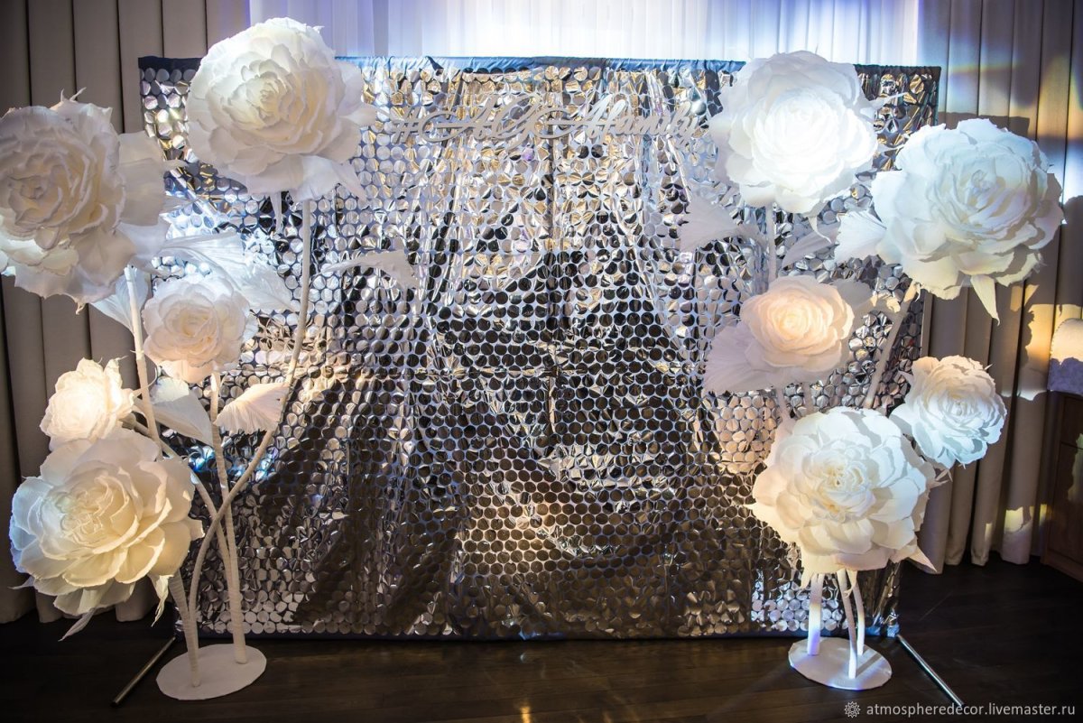 Фотозоны из пайеток