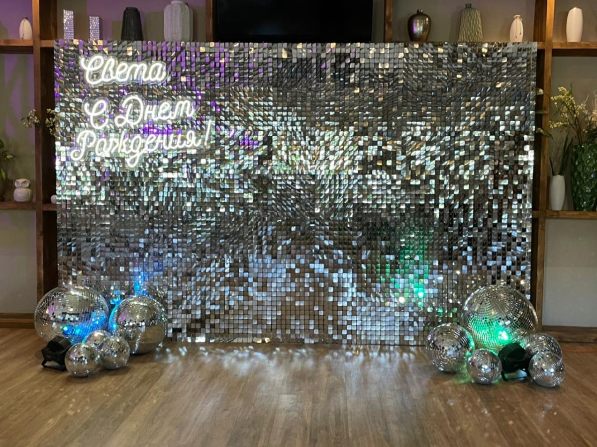 Фотозона в Серебряном цвете