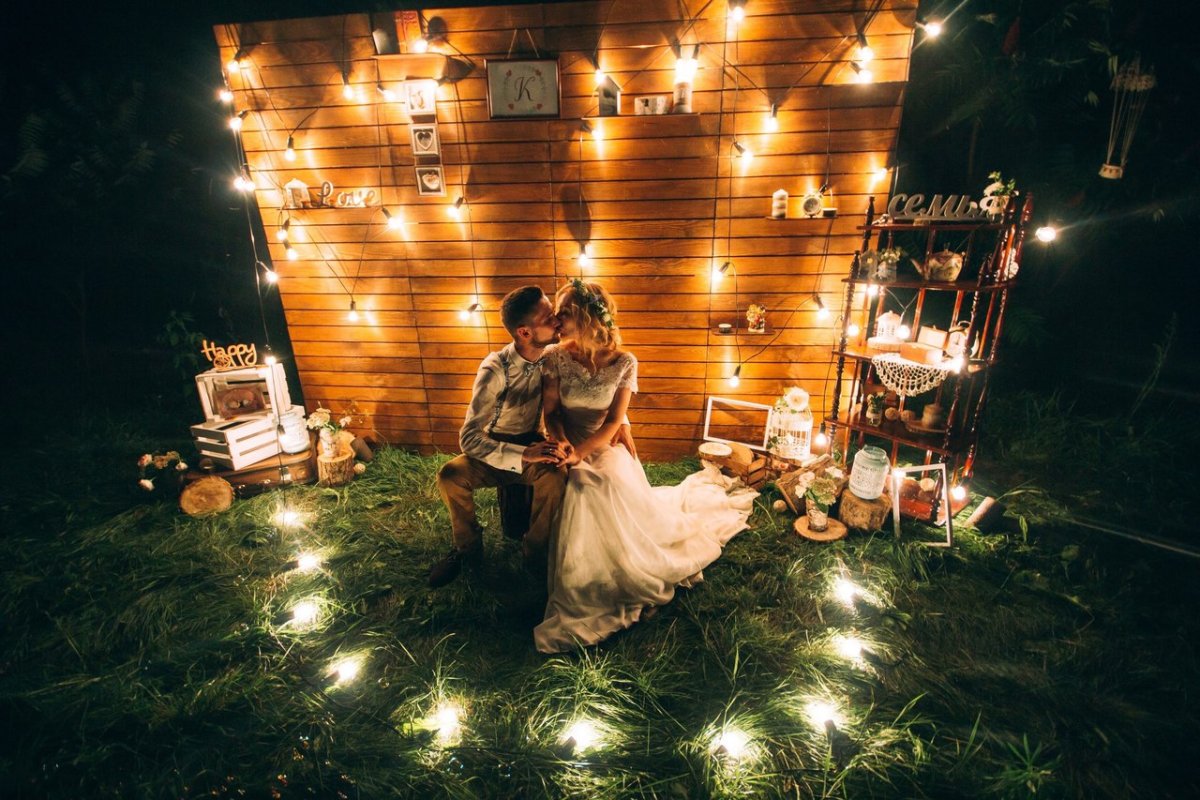 Свадебная фотосессия в студии необычная