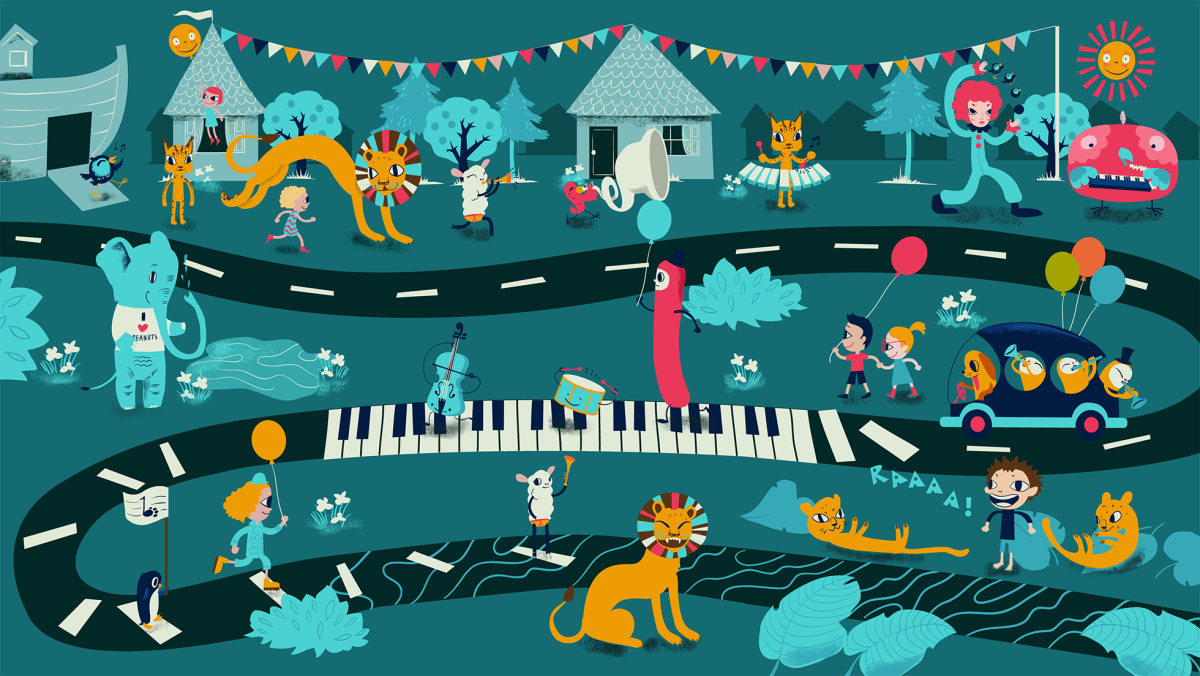 Карнавал животных заставка