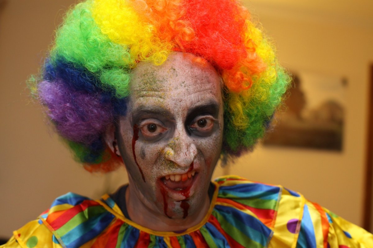 Клоун Олег Попов в цирке