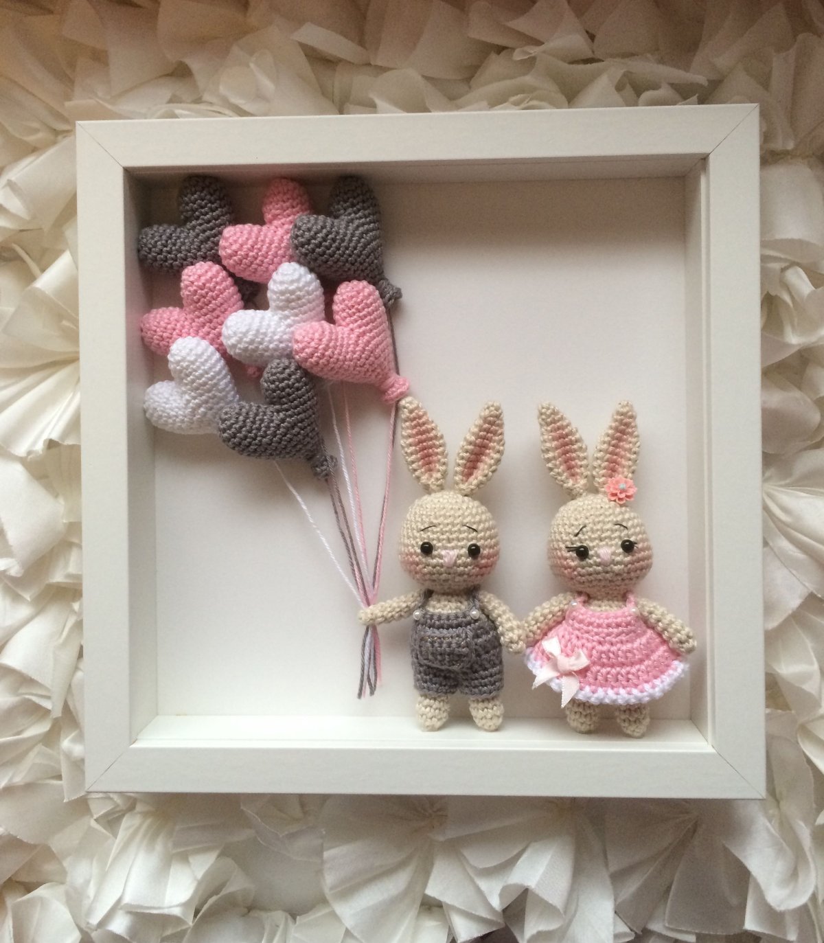 Вязаное панно