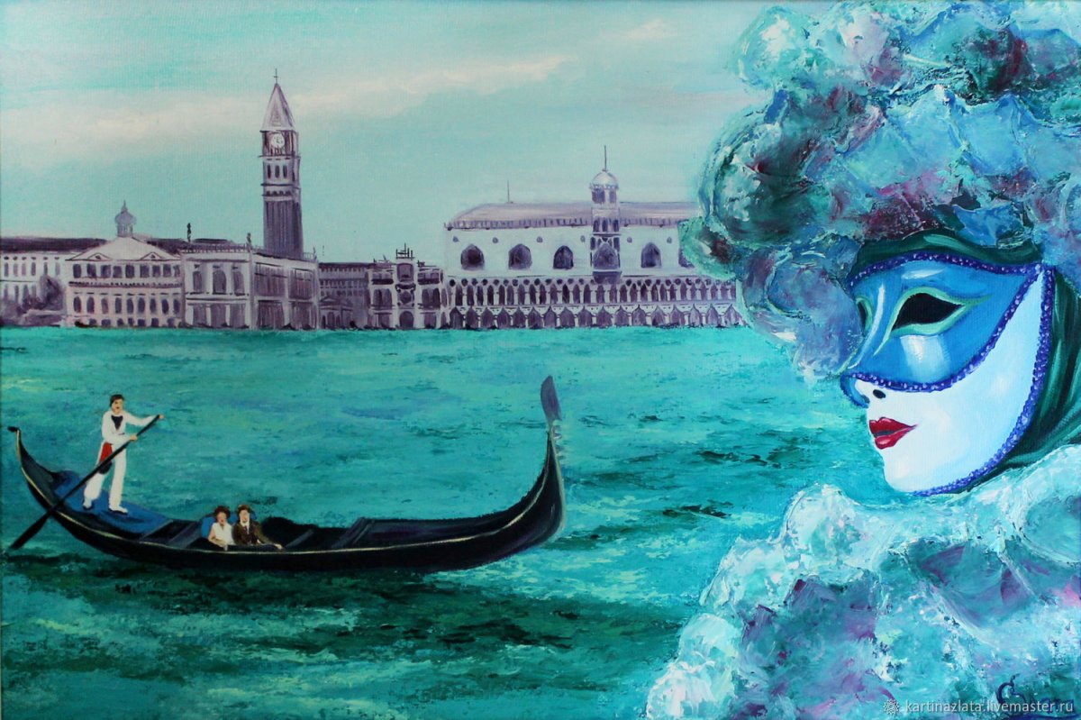 Венецианский карнавал картина маслом