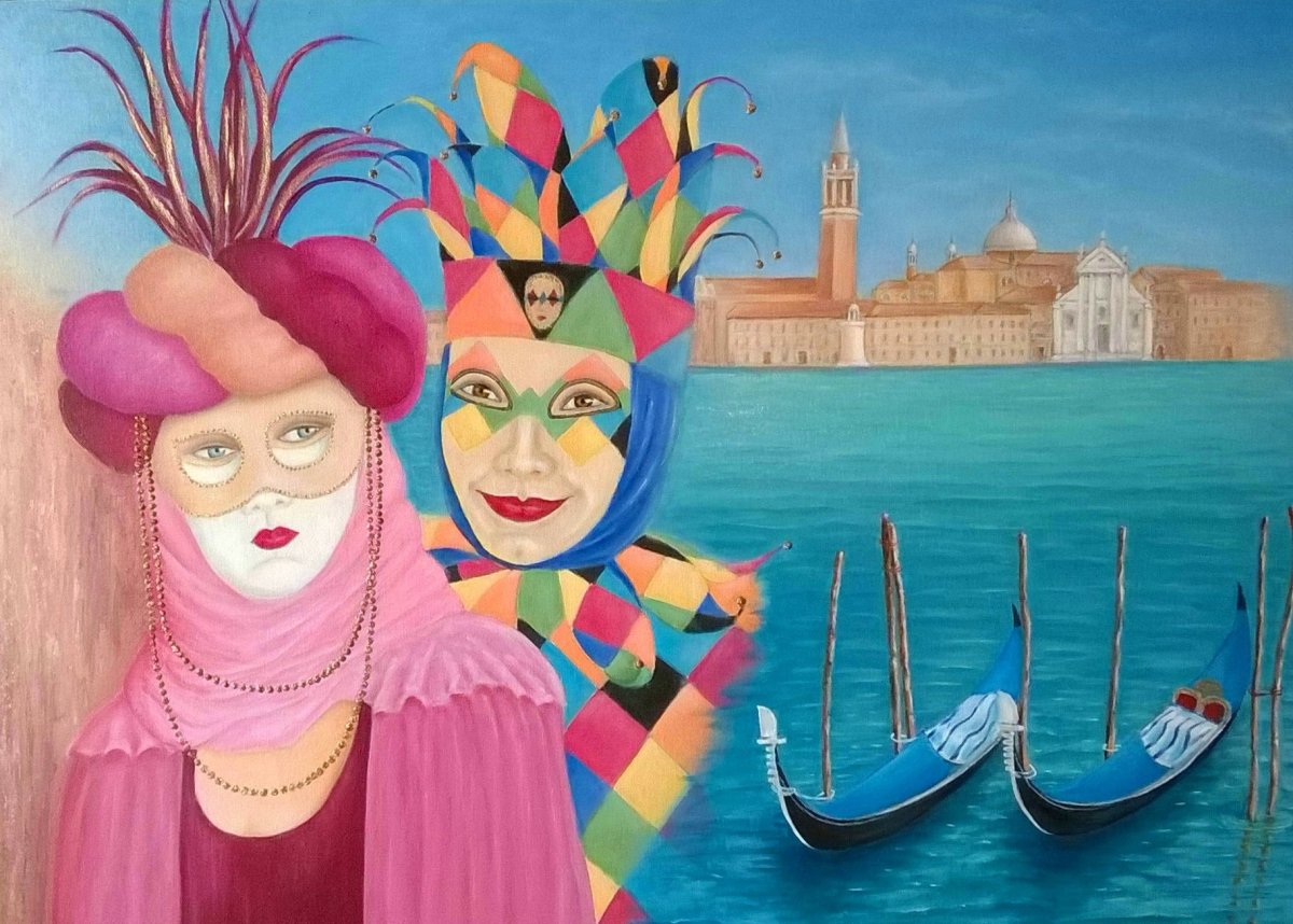 Алекс Левин венецианские маски
