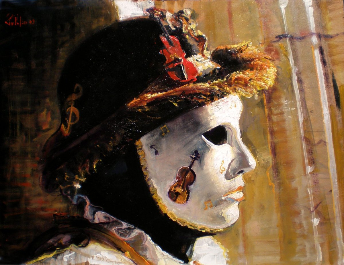 Барельеф Венецианский карнавал