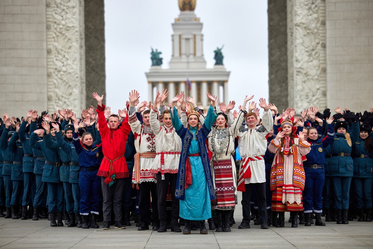 Флешмоб за Россию