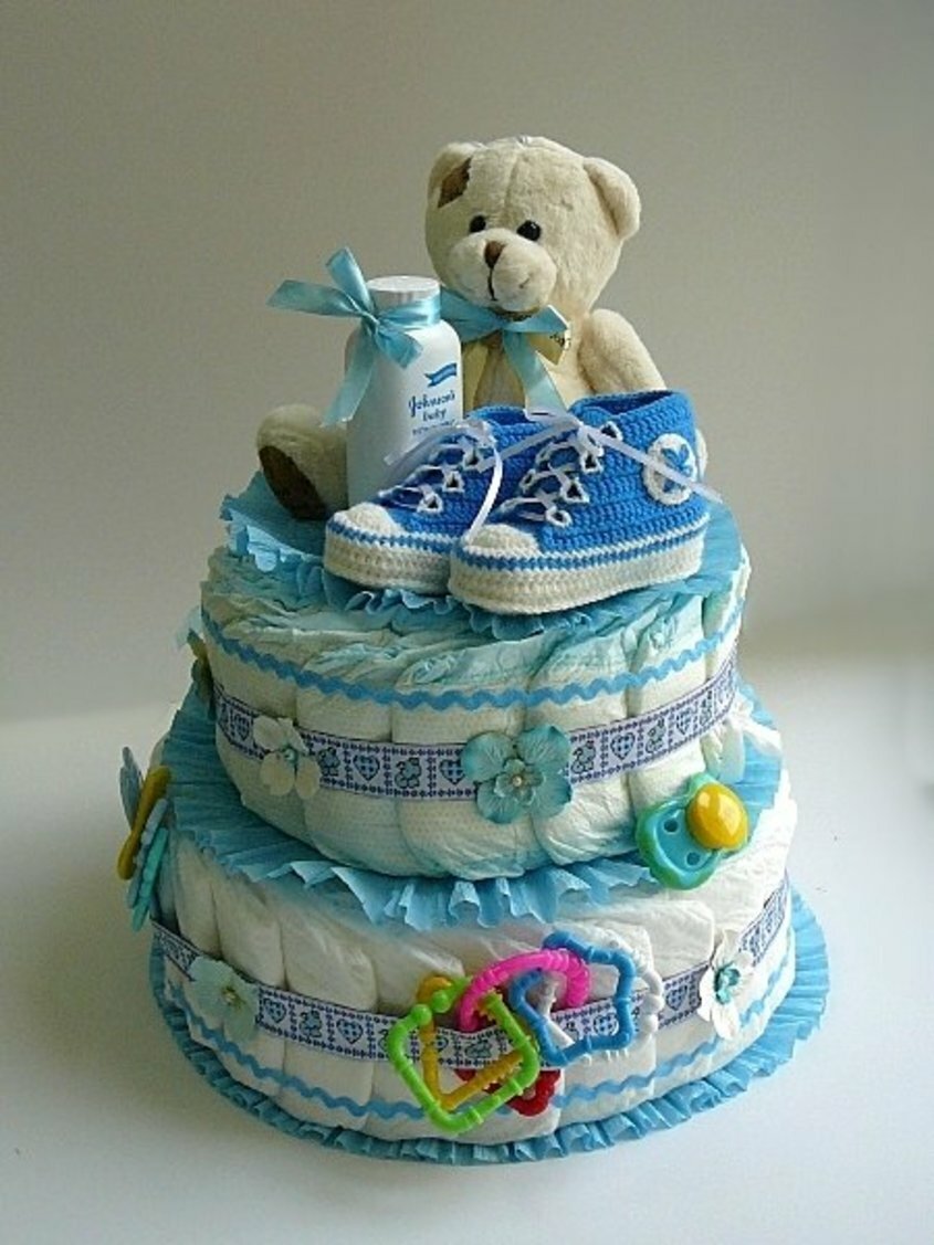 Коляска из памперсов