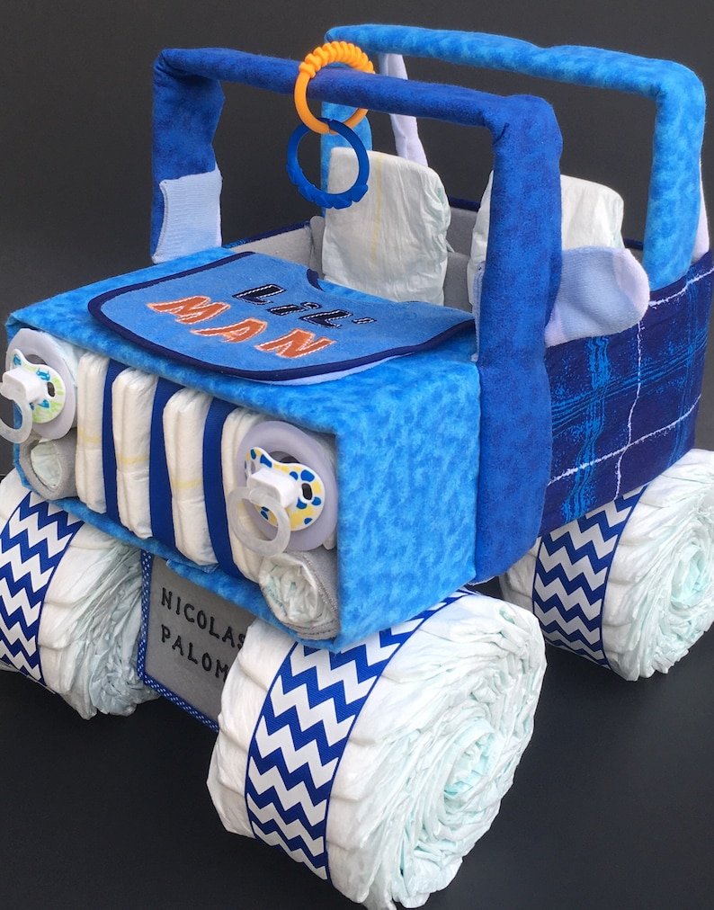 Велосипед из памперсов для мальчика