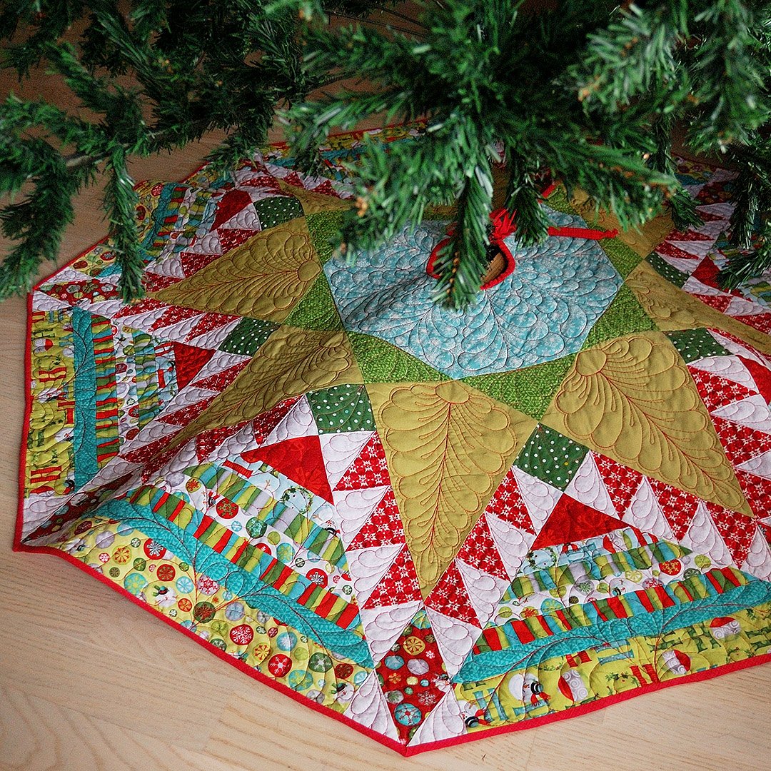 Ланчматы новогодние пэчворк