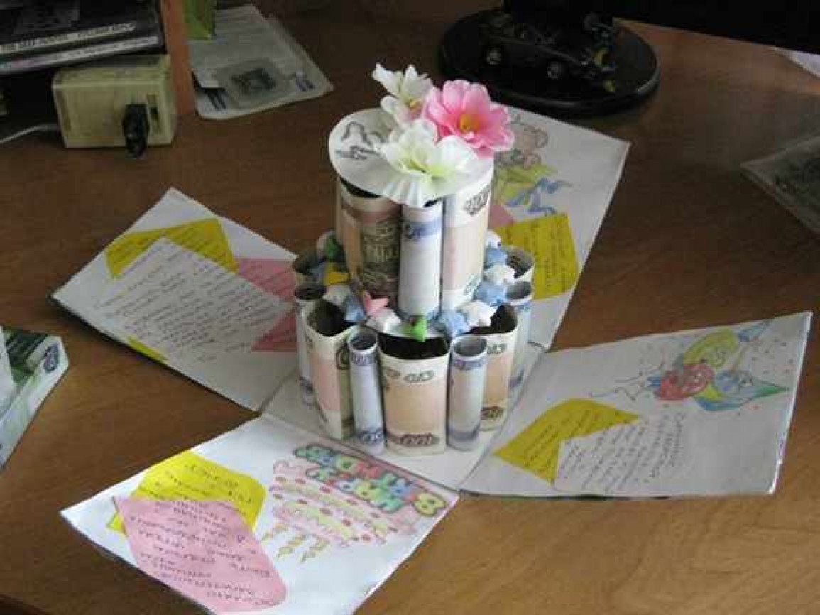 Оригинальный подарок на свадьбу своими руками