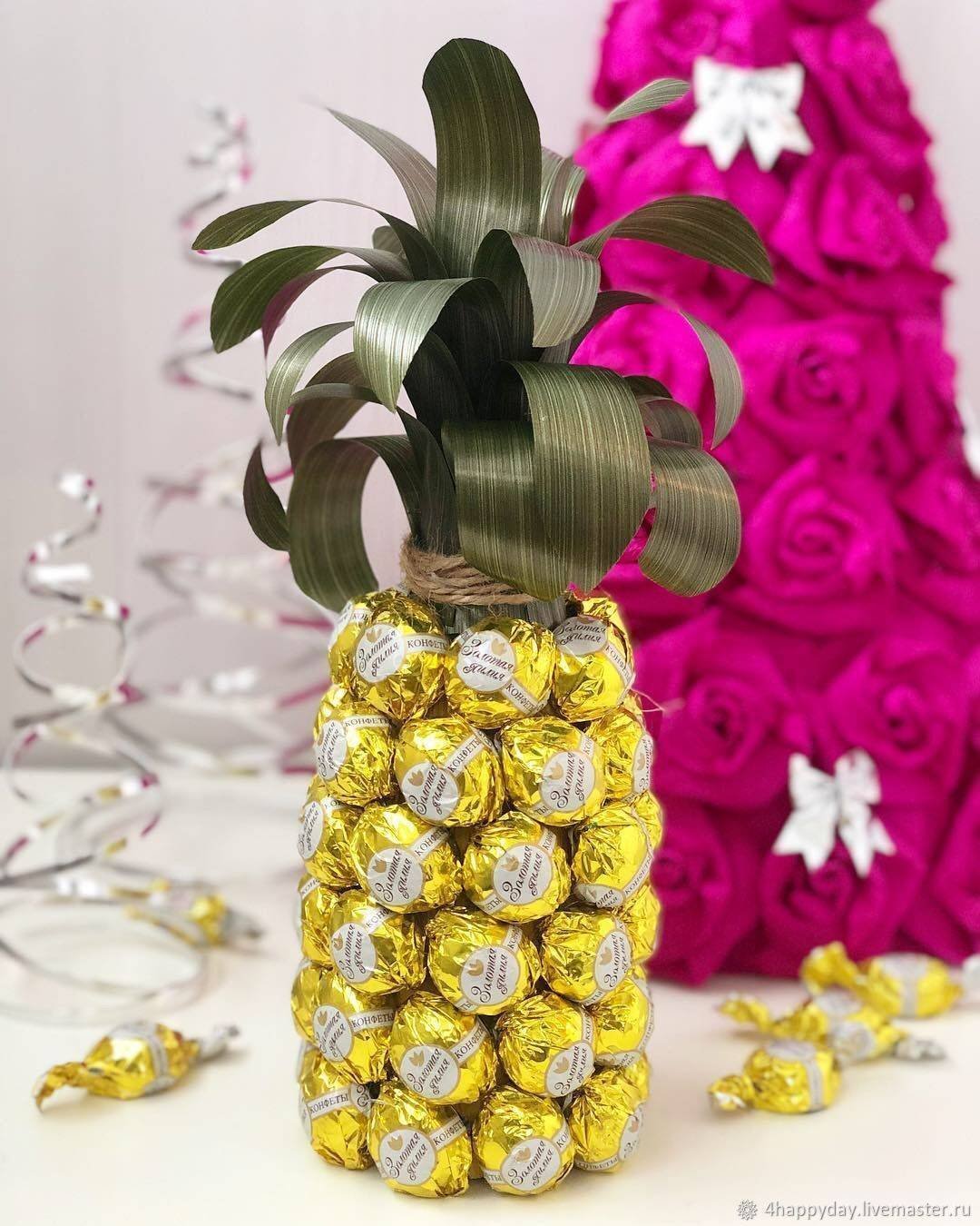 Шампанское с Ферреро Роше ананас