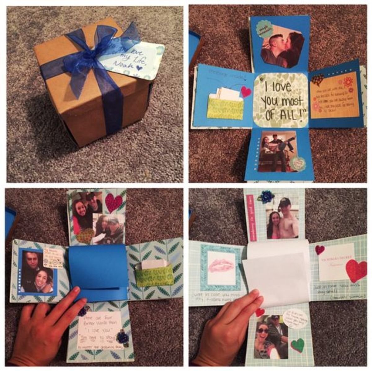 Подарок парню на годовщину с фотографиями
