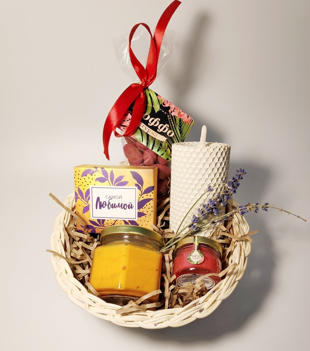 Медовый подарочный набор honeyforyou "Акация с орехом макадамия"