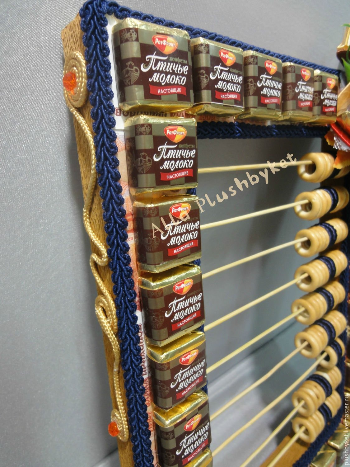 Счёты деревянные подарочные