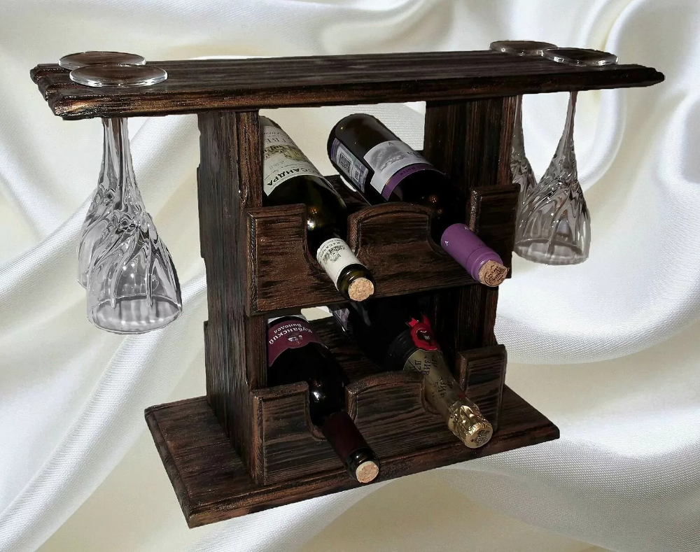 Необычные подсвечники из дерева