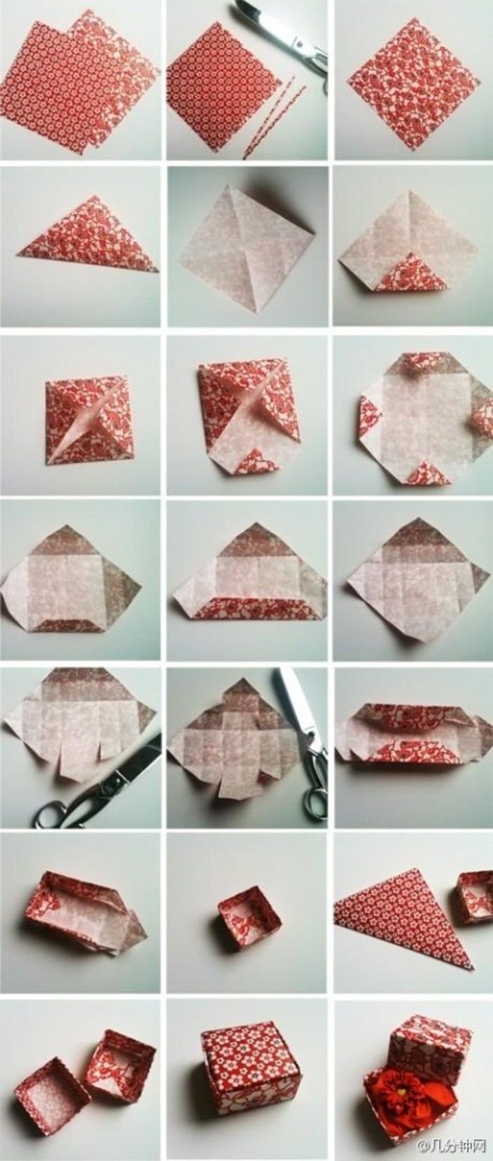 Подарочная коробочка оригами