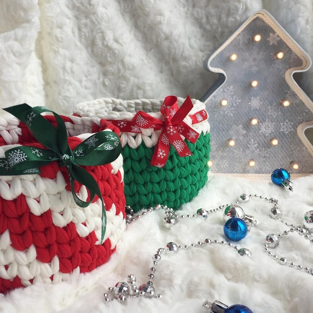 Вязаные новогодние сувениры
