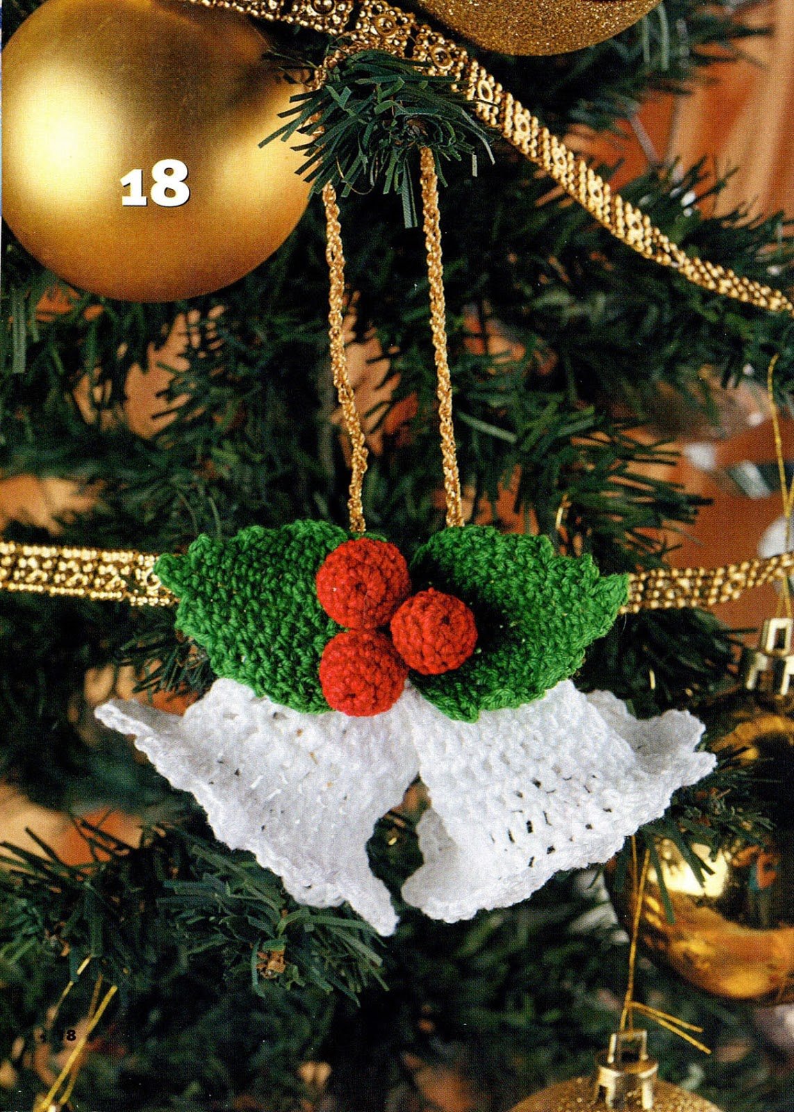 Новогодняя композиция крючком