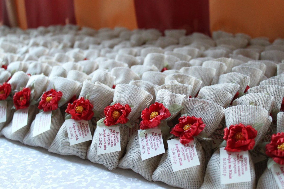 Сувениры на свадьбу для гостей