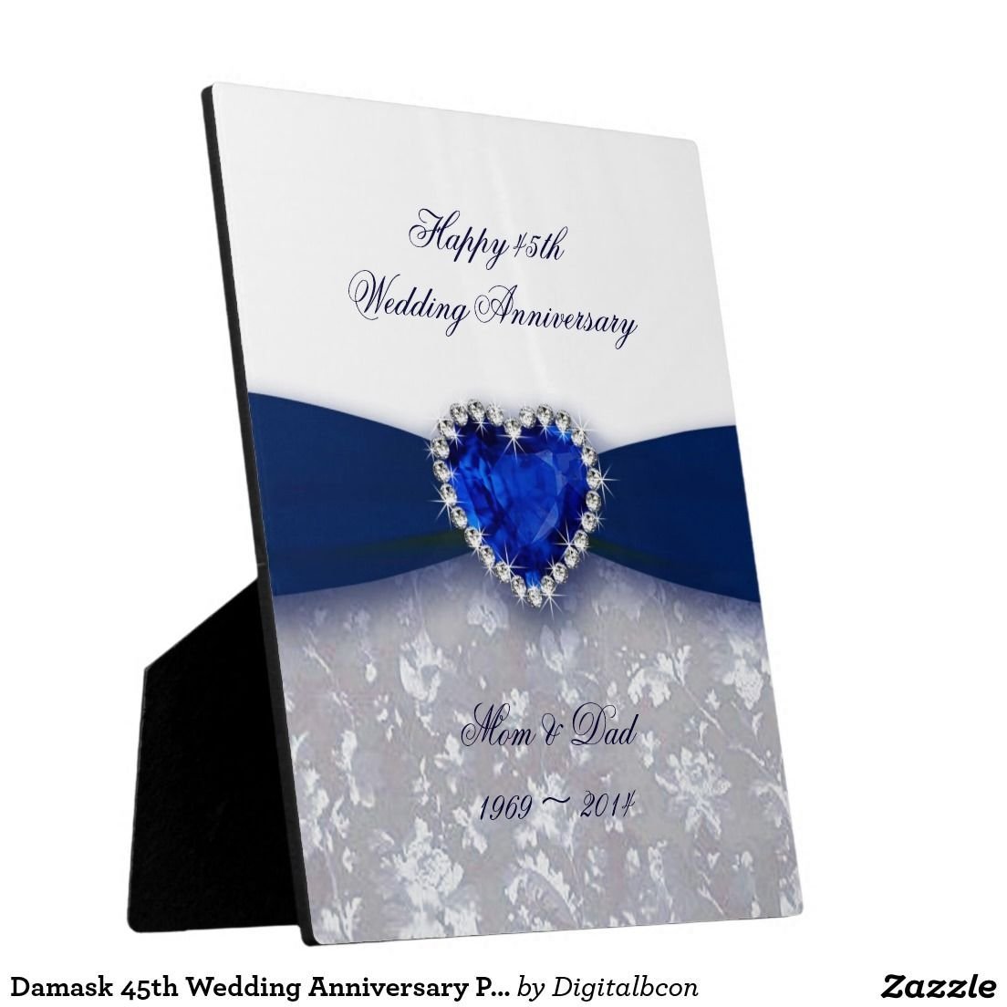 Сапфировая свадьба открытки