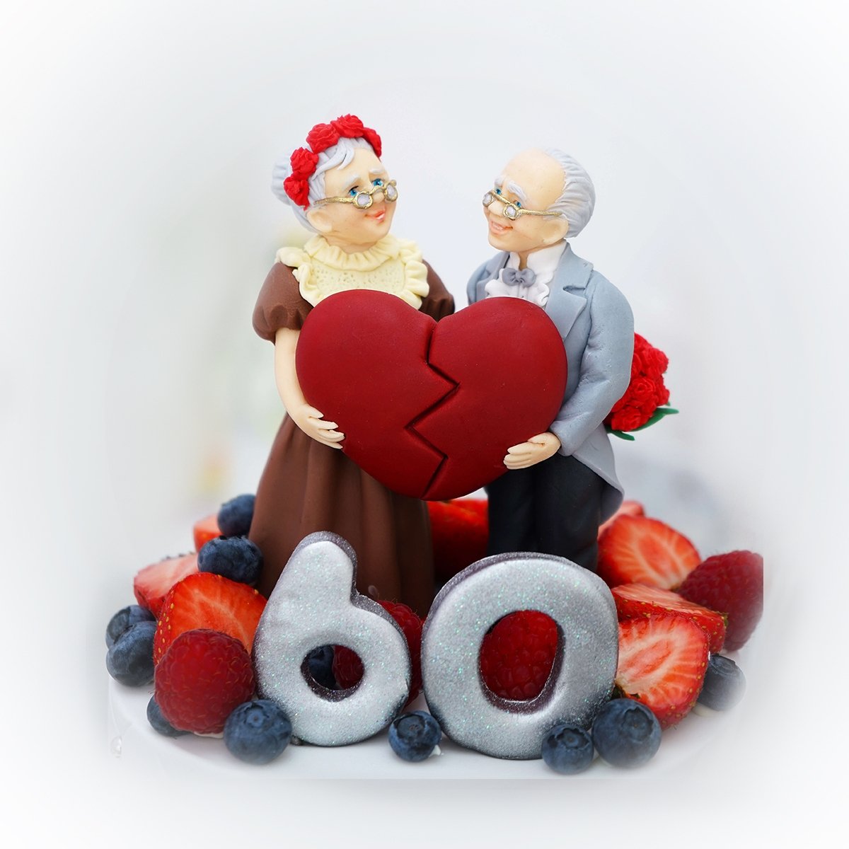 Бокалы на сапфировую свадьбу