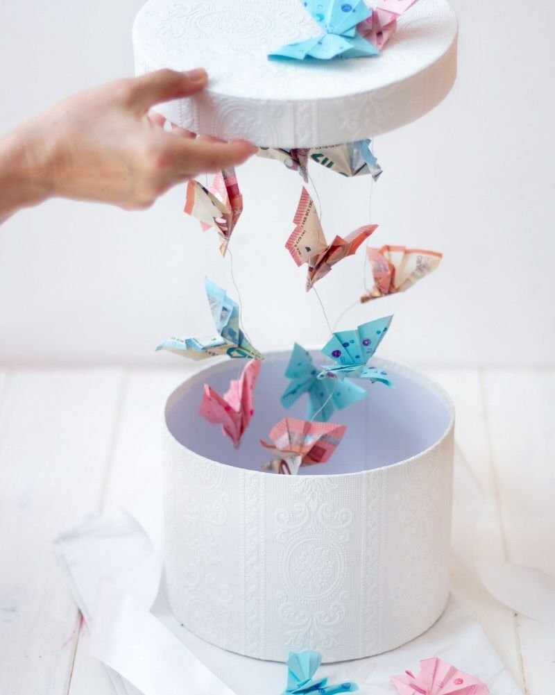 Креативный подарок деньгами