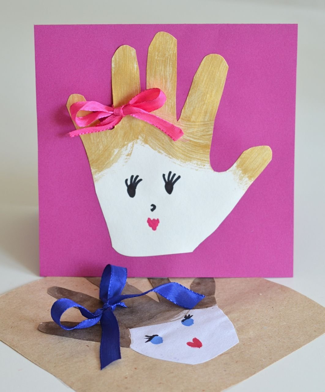 Поделка цветы для мамы