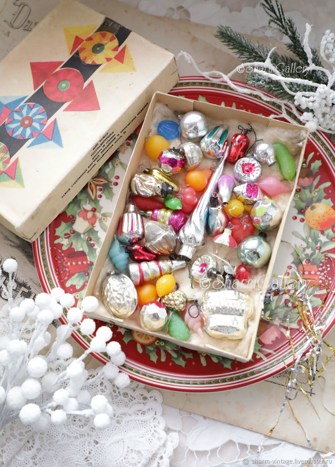 Набор елочных игрушек Малютка