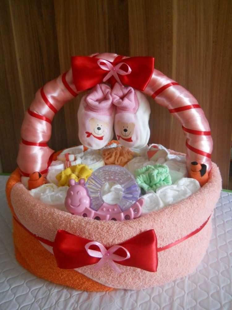 Подарочная корзина для младенца