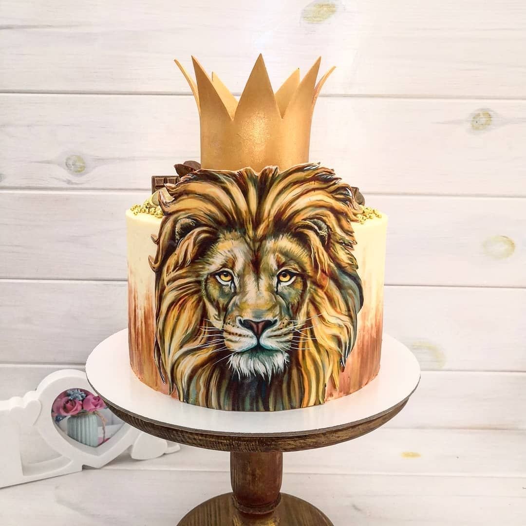 Серебряный кулон Лев мужской