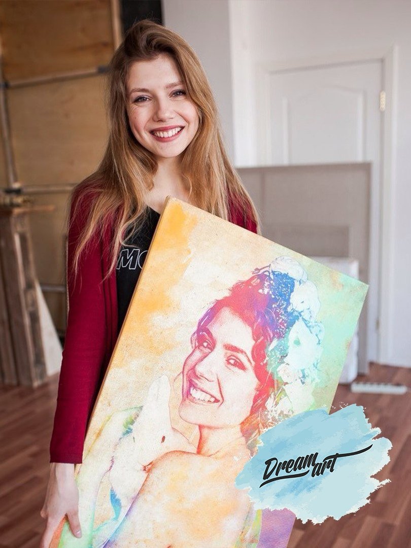 Портрет на холсте