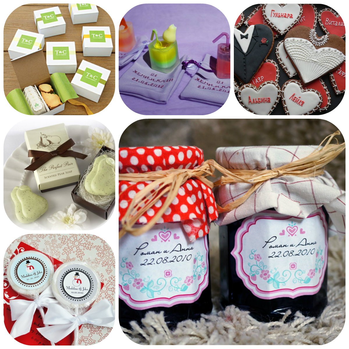 Свадебные бонбоньерки