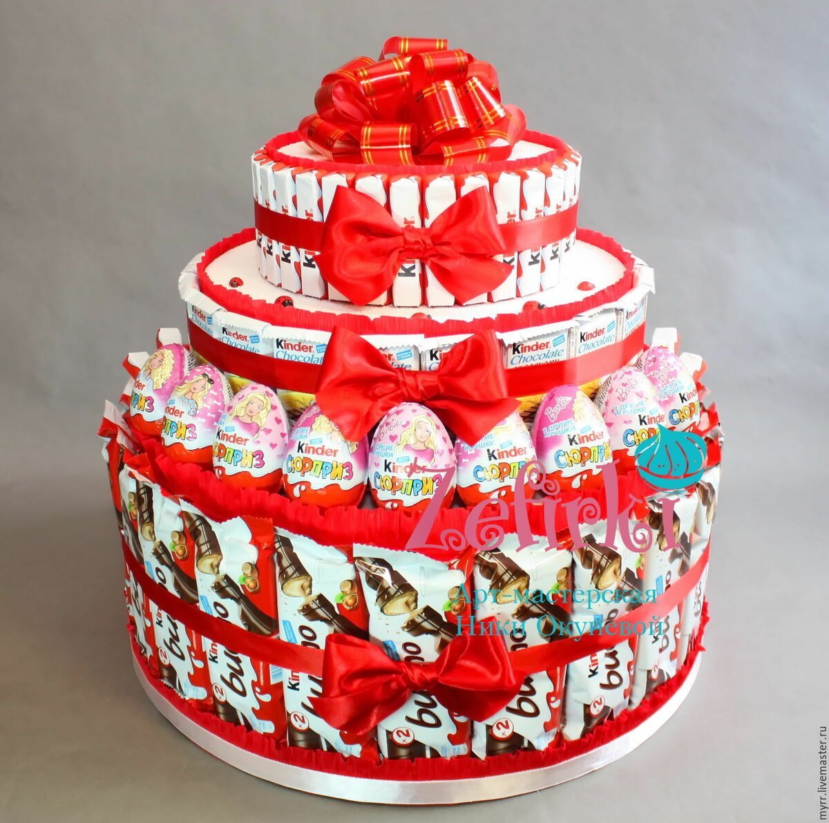 Торт из киндеров