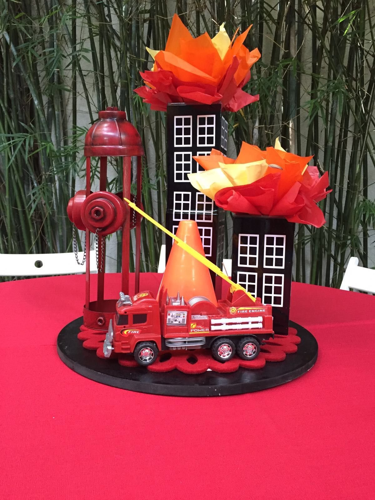 Пожарная часть поделка