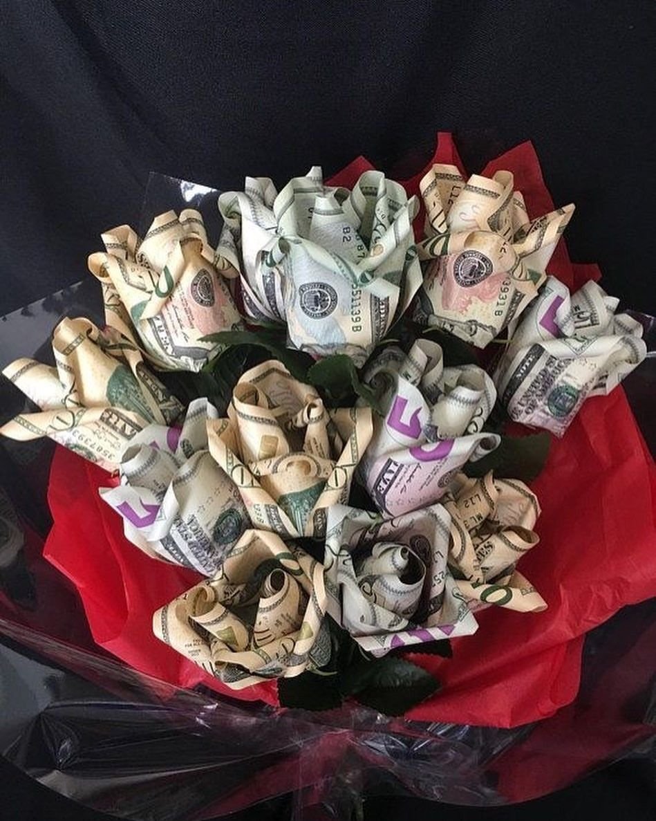 Креативный подарок из денег